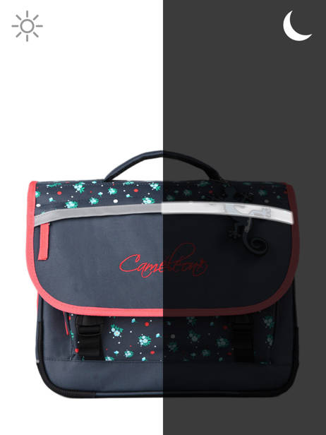 Boekentas 2 Compartimenten Cameleon Blauw actual PBBACA35 ander zicht 8