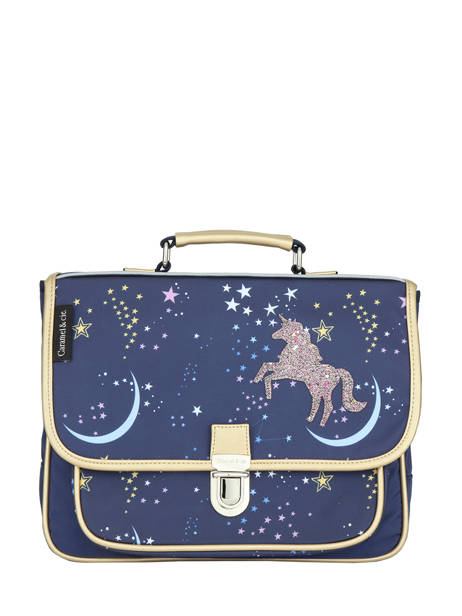 Boekentas 1 Compartiment Caramel et cie Blauw boheme FI
