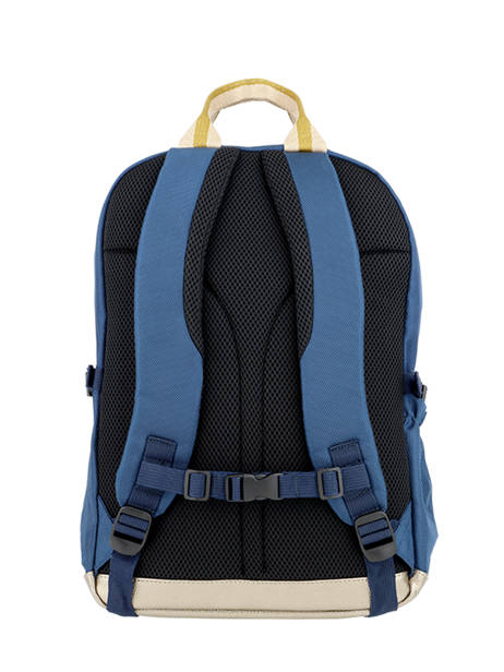 Rugzak 1 Compartiment Caramel et cie Blauw boheme FI ander zicht 5
