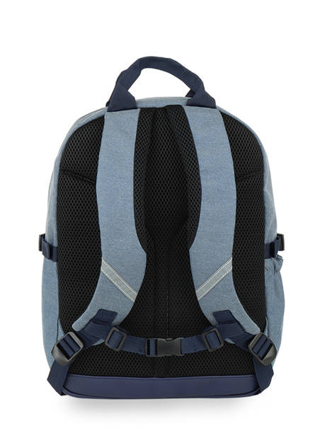Rugzak 1 Compartiment Caramel et cie Blauw fier GA ander zicht 4