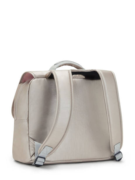 Boekentas 2 Compartimenten Kipling Zilver back to school KI3662 ander zicht 4