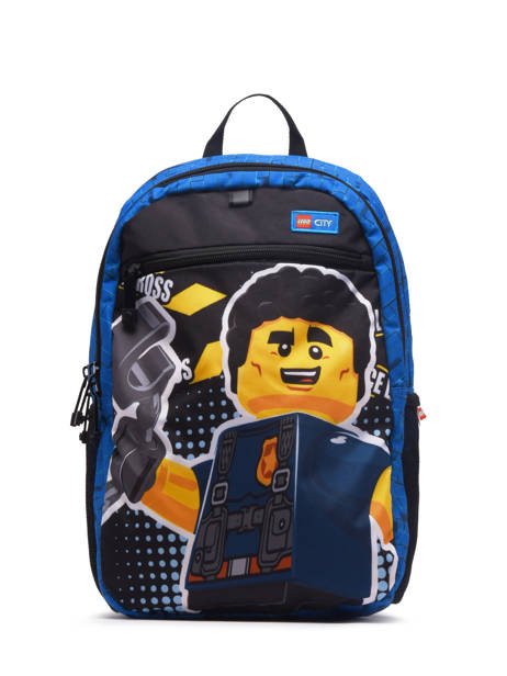 Rugzak 2 Compartimenten Lego Blauw city police adventure 25 ander zicht 1