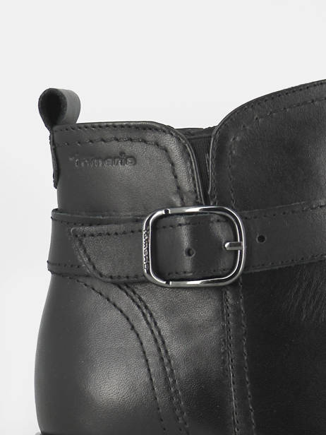 Enkellaarsjes Uit Leder Tamaris Zwart women 29 ander zicht 1
