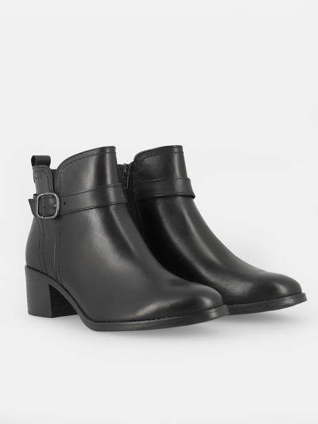 Enkellaarsjes Uit Leder Tamaris Zwart women 29 ander zicht 3