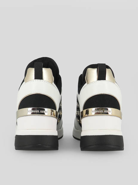 Sneakers Georgie En Cuir Michael kors Noir women T2GEFS3D vue secondaire 4