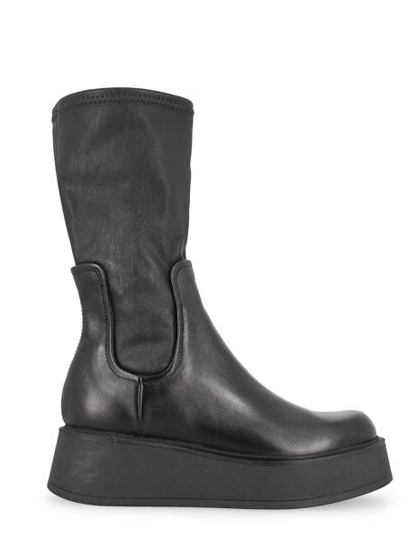 Boots Uit Leder Mjus Zwart women P78304