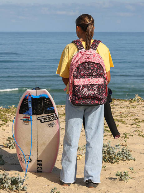 Rugzak 2 Compartimenten Rip curl Zwart ditsy LBPTB1DT ander zicht 1