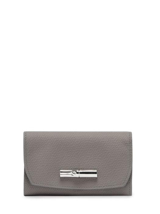 Longchamp Roseau Portefeuille Gris