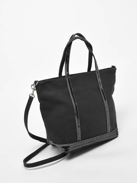 Handtas Le Cabas Pailletten Vanessa bruno Zwart cabas 1V40435 ander zicht 2