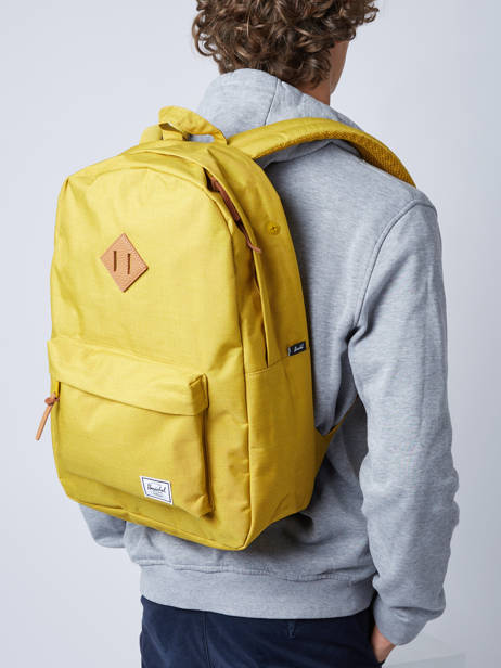 Sac à Dos 1 Compartiment Herschel Jaune classics 10007PBG vue secondaire 1
