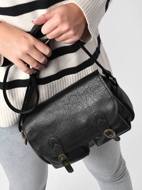 Cross Body Tas Sangle Mandoline Zwart sangle MD511 ander zicht 1