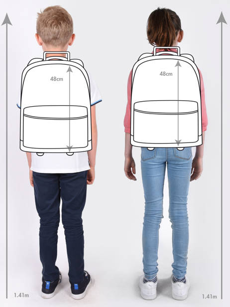Sac A Dos à Roulettes 2 Compartiments Quiksilver Bleu kids QBBP3035 vue secondaire 1