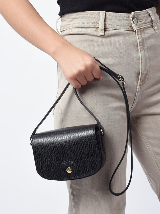 Longchamp Epure Sac porté travers Noir