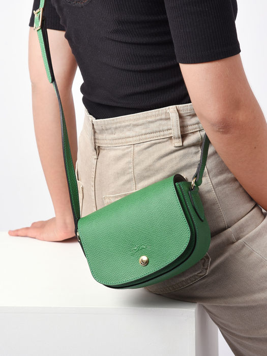 Longchamp Epure Sac porté travers Vert