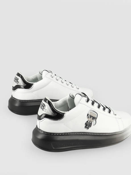 Sneakers Kapri Jellikonic En Cuir Karl lagerfeld Blanc women KL62533 vue secondaire 3