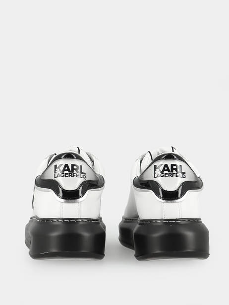 Sneakers Kapri Jellikonic En Cuir Karl lagerfeld Blanc women KL62533 vue secondaire 4