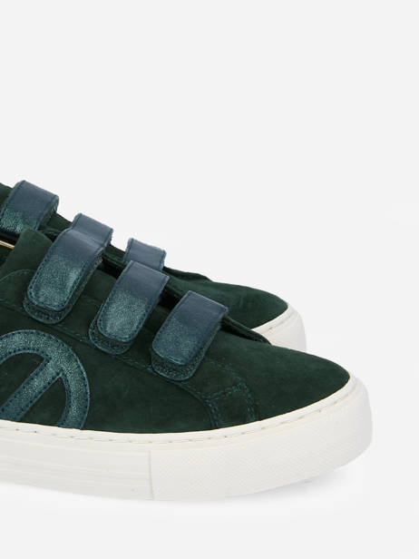 Sneakers Arcade Straps Side Uit Leder No name Groen women GEGC04EA ander zicht 1