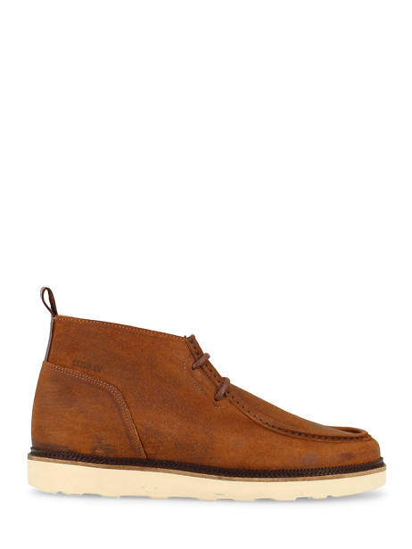 Derby Veterschoenen Dock Desert Uit Leder Schmoove Bruin men EFIS04AY