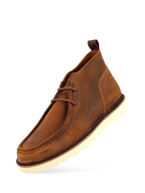 Derby Veterschoenen Dock Desert Uit Leder Schmoove Bruin men EFIS04AY ander zicht 1