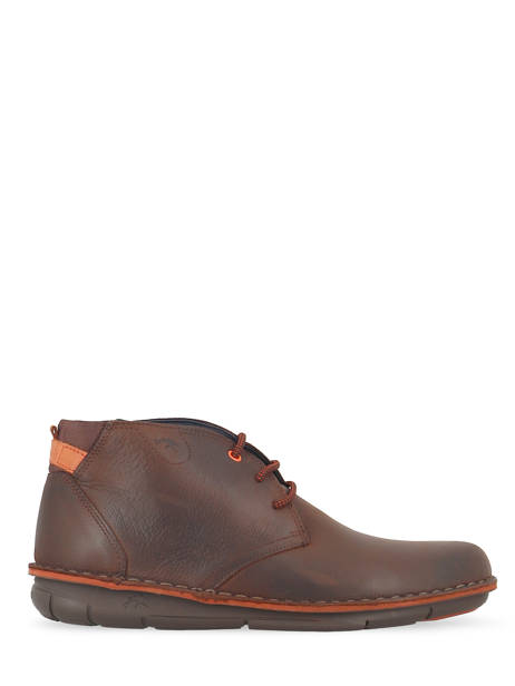 Boots Alfa En Cuir Fluchos Marron men F0701