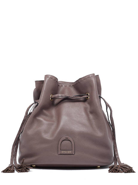 Sac Seau Tradition Cuir Etrier Violet tradition EHER29