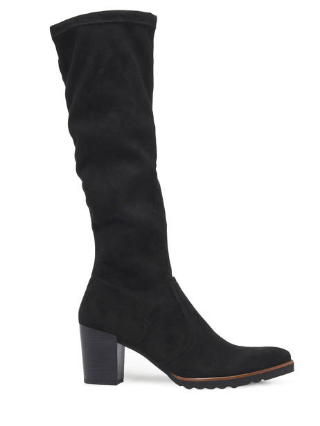 Bottes à Talon Thais En Cuir Dorking Noir women D7890