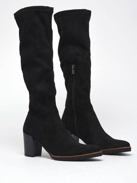 Bottes à Talon Thais En Cuir Dorking Noir women D7890 vue secondaire 1