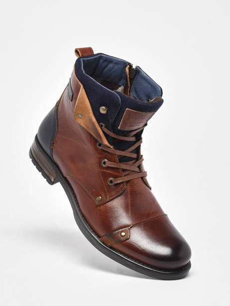 Bottines Yedos En Cuir Redskins Marron men YEDOS vue secondaire 1