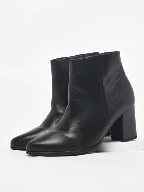 Bottines à Talon En Cuir En Cuir Gabor Noir women 57 vue secondaire 3