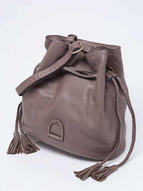 Sac Seau Tradition Cuir Etrier Violet tradition EHER29 vue secondaire 3