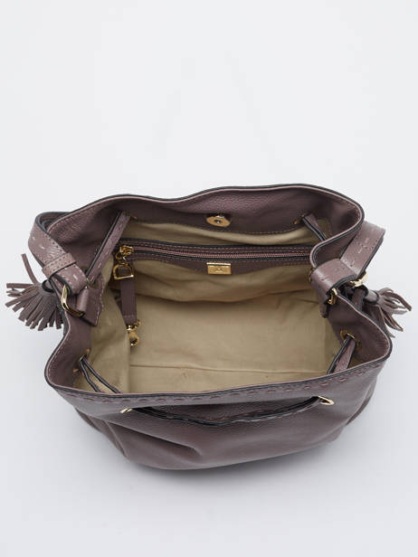Sac Seau Tradition Cuir Etrier Violet tradition EHER29 vue secondaire 4