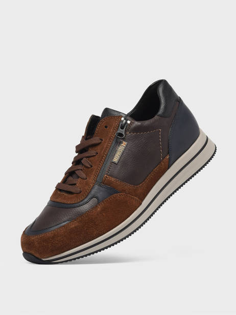 Sneakers Gilford En Cuir Mephisto Marron men GILFORD vue secondaire 1