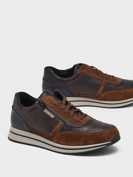 Sneakers Gilford En Cuir Mephisto Marron men GILFORD vue secondaire 2