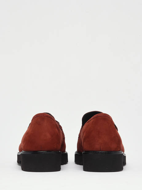 Mocassins Salka Velcalf Uit Leder Mephisto Bruin women V ander zicht 4