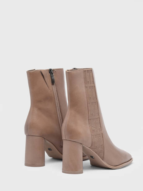 Enkellaarsjes Met Hak Uit Leder Tamaris Beige women 29 ander zicht 3