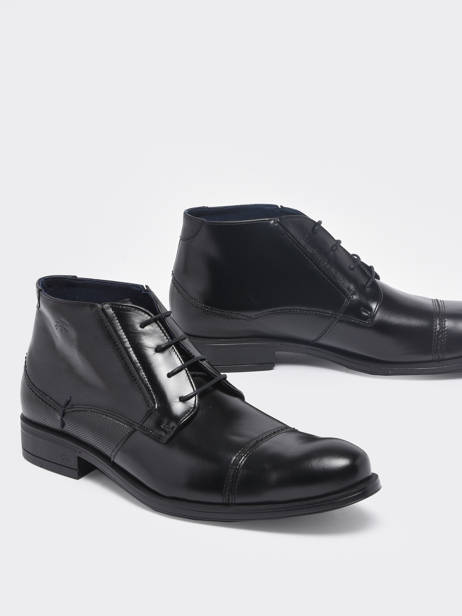 Chaussures A Lacets Beta En Cuir Fluchos Noir men F0681 vue secondaire 1