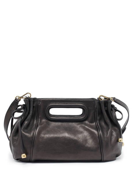 Sac Bandoulire  Mini Dany Nomade Cuir Gerard darel Noir nomade B402