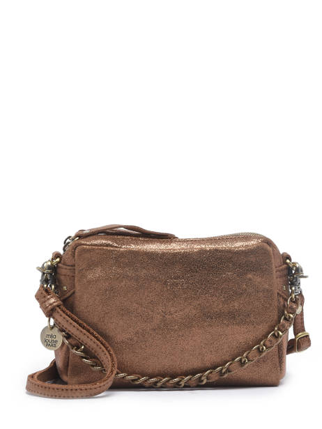 Sac Mama Xs Cuir Mila louise Marron vintage 23673XSX