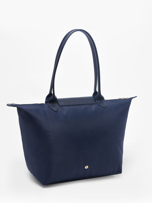 Longchamp Tarpolino Schoudertas Blauw
