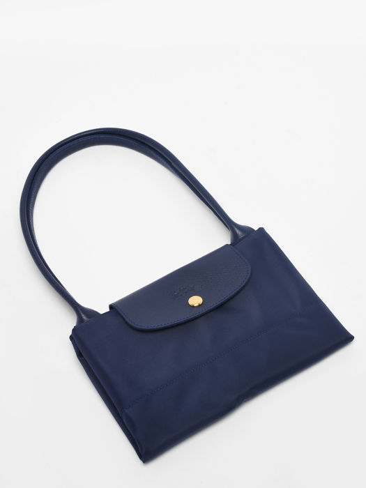 Longchamp Tarpolino Schoudertas Blauw