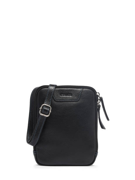 Cross Body Tas S Foulonné Leder Etrier Zwart foulonne 42133
