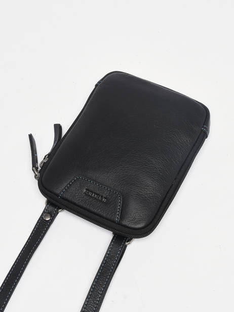 Cross Body Tas S Foulonné Leder Etrier Zwart foulonne 42133 ander zicht 2