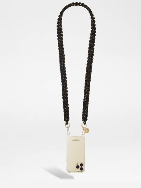 Schouderriem Voor Telefoonhoesje La coque francaise Zwart chaine LE308290 ander zicht 3