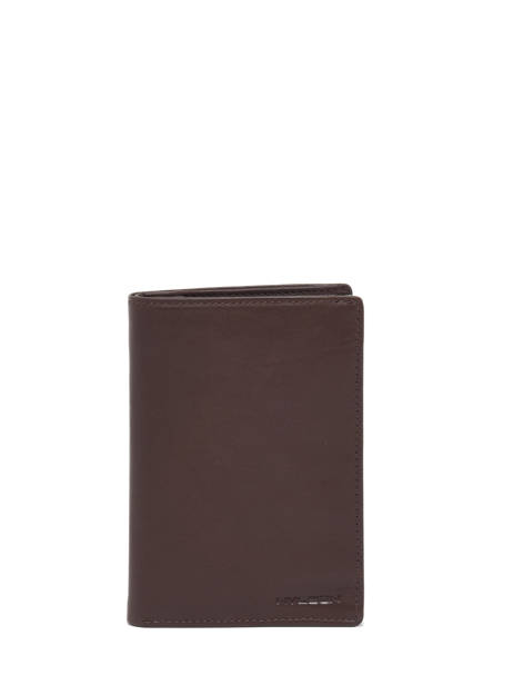 Portefeuille Porte-monnaie Cuir Wylson Marron portland 6
