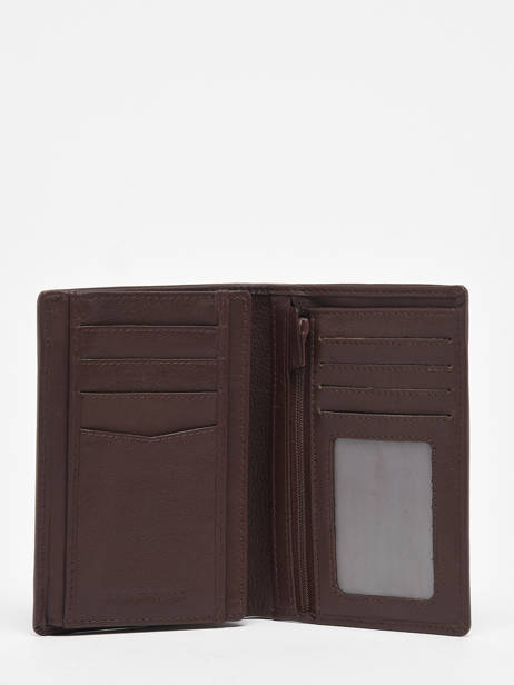 Portefeuille Porte-monnaie Cuir Wylson Marron portland 6 vue secondaire 1