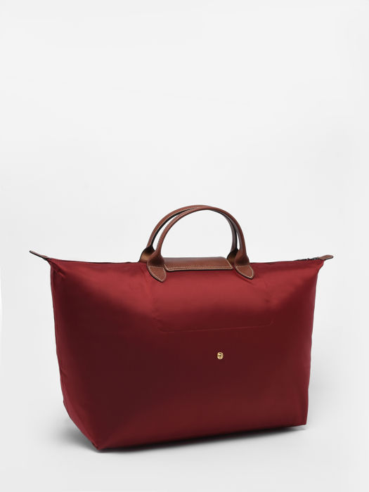 Longchamp Le pliage original Sac de voyage Rouge