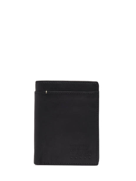 Portefeuille Traveler Cuir Basilic pepper Noir traveler BTRA91