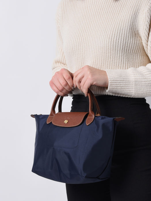 Longchamp Le pliage original Handtas Blauw