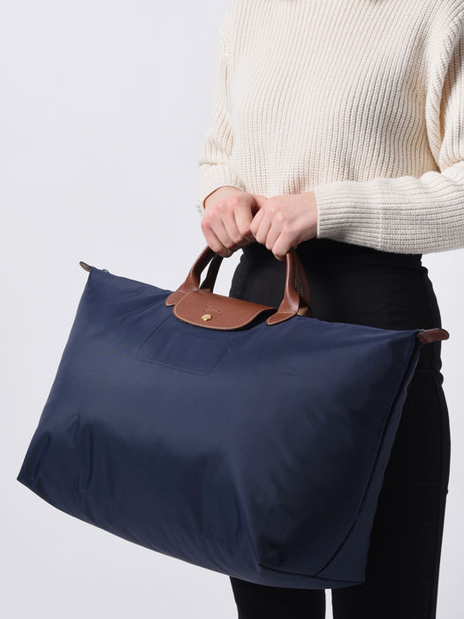 Longchamp Le pliage original Reistassen Blauw