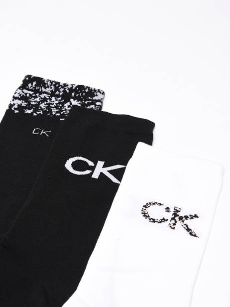 Coffret 3 Paires De Chaussettes Calvin klein jeans Multicolore socks women 71219849 vue secondaire 2